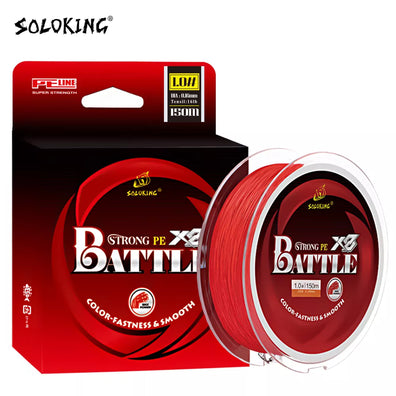SoloKing Battle 150M PE 8X Braided Line 14-55LB
